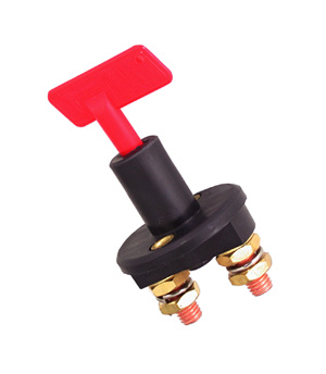 OFF-ON Stud: Silver Plated Brass, M10*2 Contact Plate: Silver Plated Brass Normal Voltage: Up to 24V