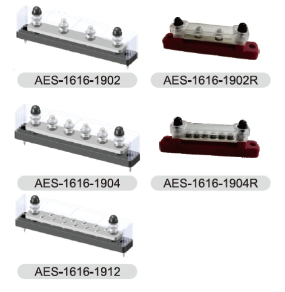 Battery Terminals & Terminal Blocks 1616-1902/1904/1912
